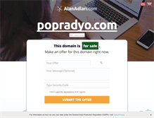 Tablet Screenshot of popradyo.com